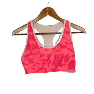 Women's Large New Balance Pink Racerback Unlined Sports Bra